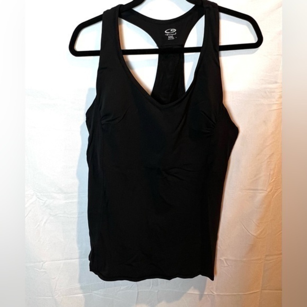 Champion Women’s Black Racerback Strap Workout Tank XXL